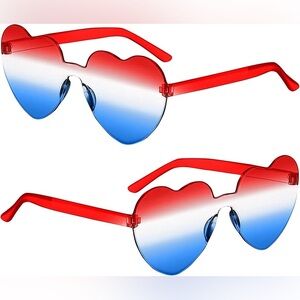❤️ 3/$15 Heart-Shaped Gradient Sunglasses